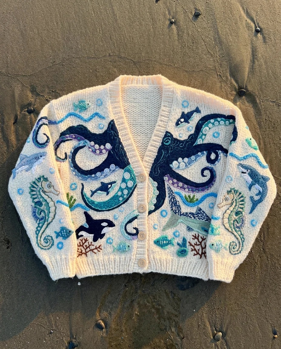 Handmade Ocean Cardigans