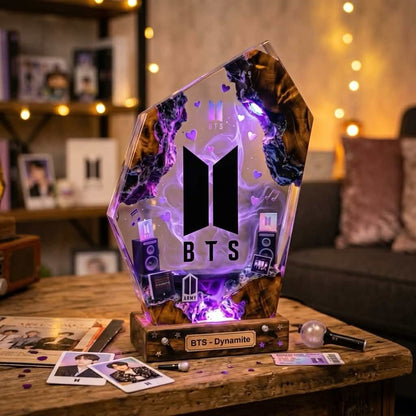 HandMade BTS Resin Lamps