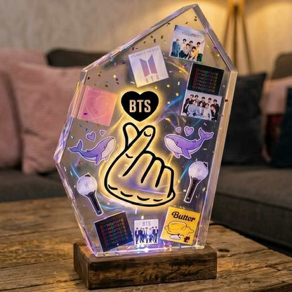 HandMade BTS Resin Lamps