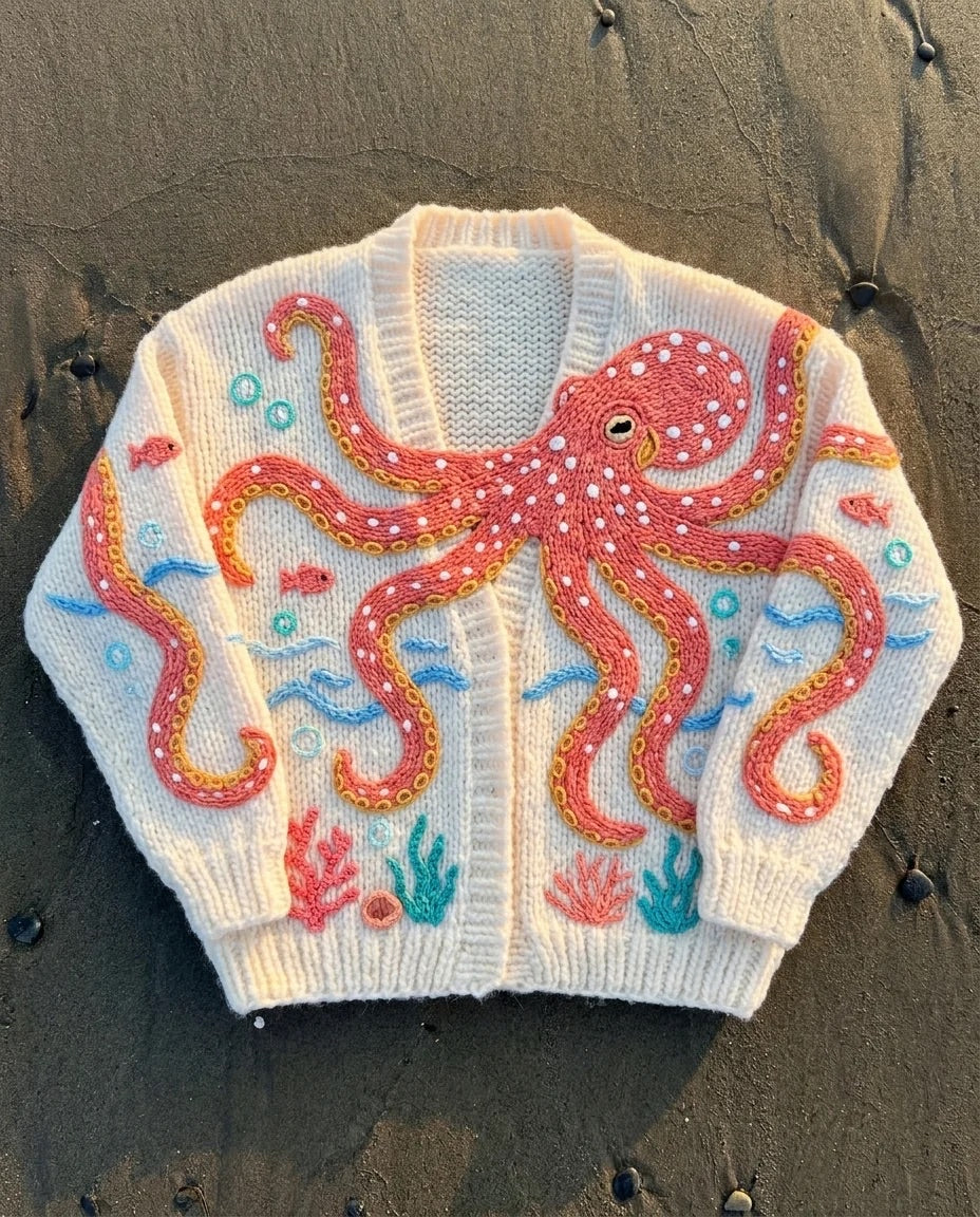Handmade Ocean Cardigans
